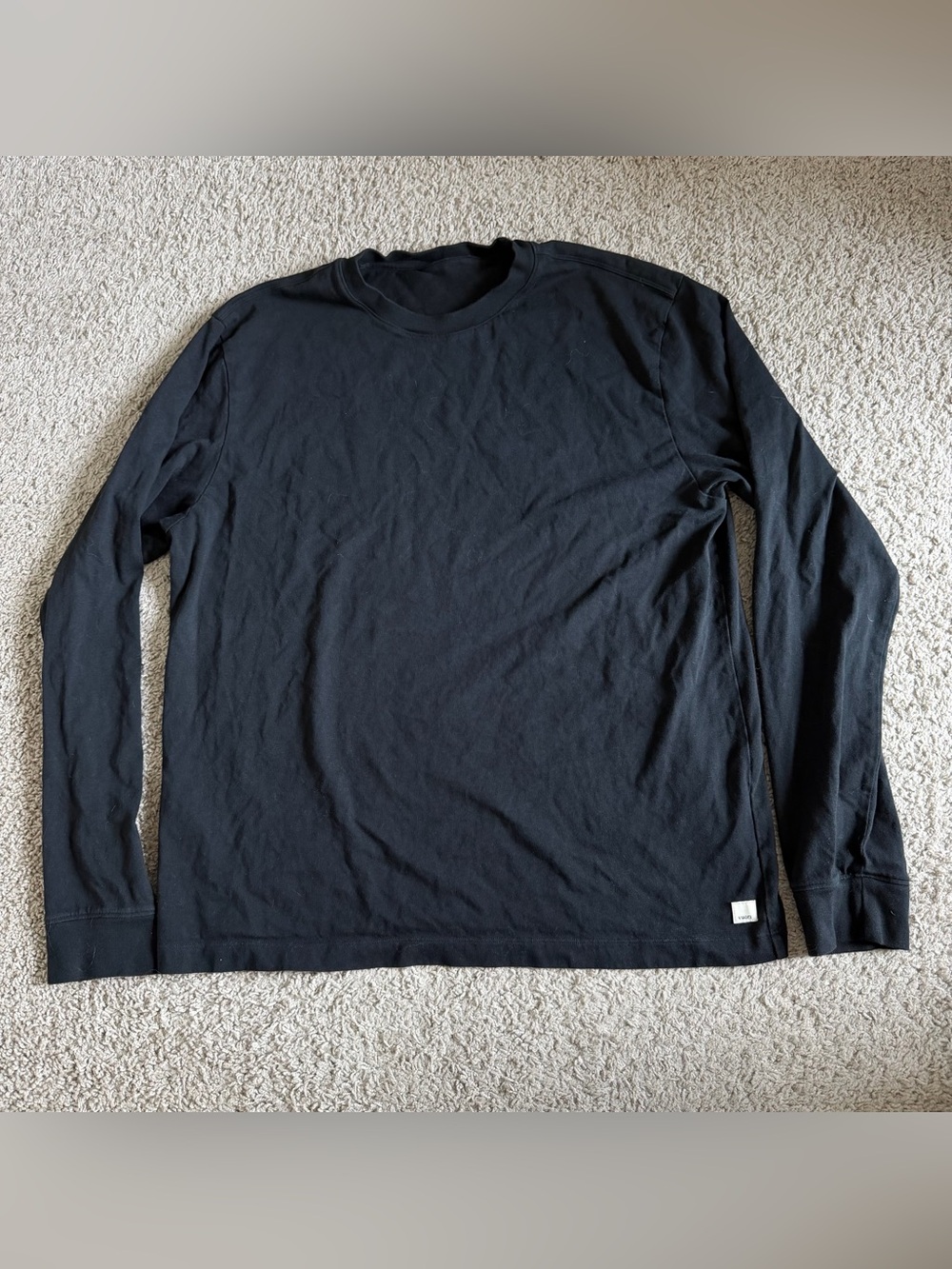 Vuori V1095 Long Sleeve Heavyweight Cotton Tee T Shirt